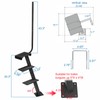 Boat Trailer Step, Heavy Duty Steel 3 Steps Ladder for