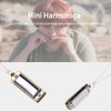 Mini Harmonica, Necklace Key from C 4 Holes 8 Tones