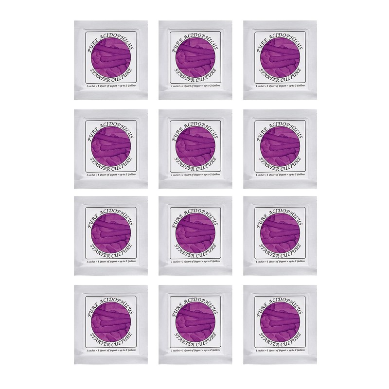 Yogurt Starter Culture for Pure Acidophilus Yogurt (12 sachets)