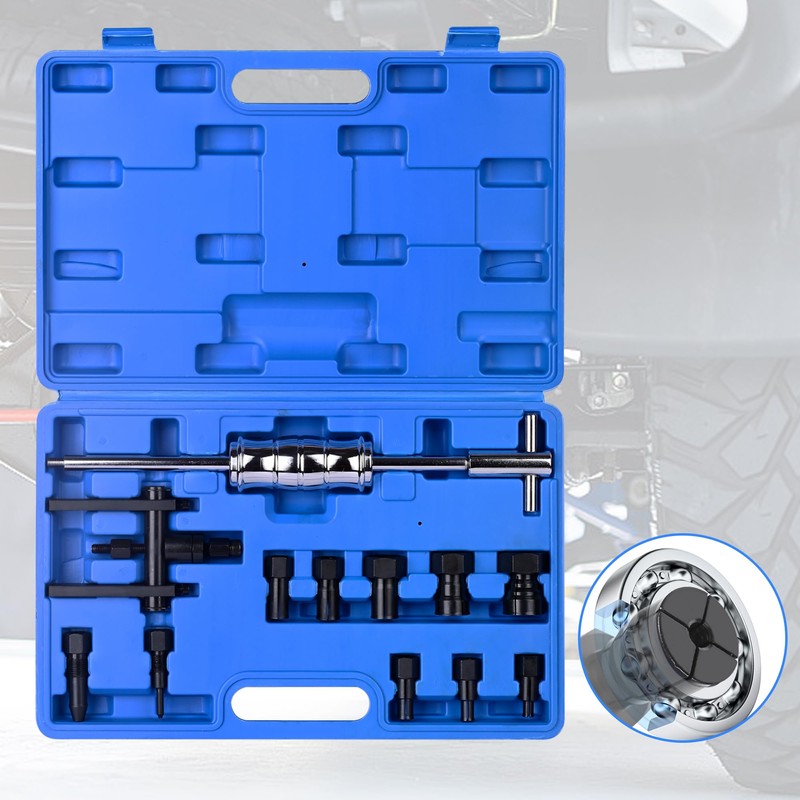 YZDKSMG 12 PCS Motorcycle Blind Hole Collet Bearing Puller Tool