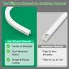 Bingotec 16.4Ft Silicone LED Channel System, Flexible LED Strip Diffuser