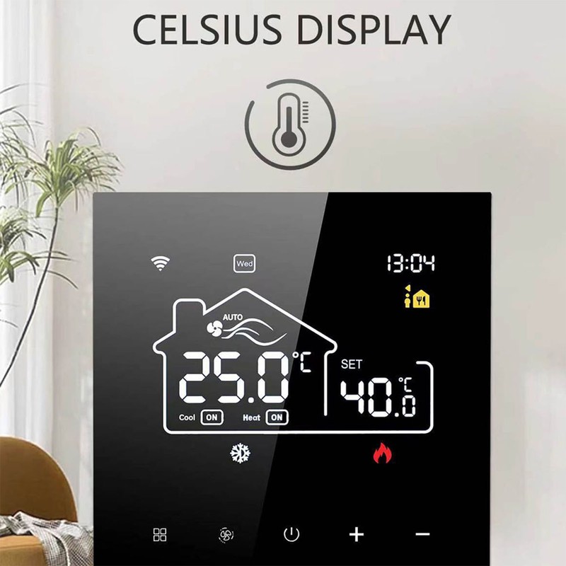 WiFi Indoor Central Air Conditioning Thermostat Floor Heating All in