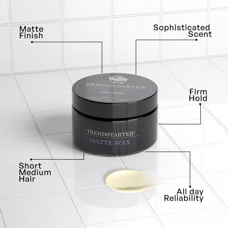 TRENDSTARTER - MATTE WAX - Firm Hold - Matte Finish