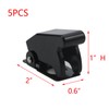 T Tulead Black Toggle Switch Cover Plate Guard Safety Switch