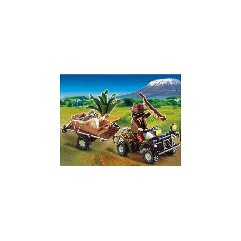 Playmobil 4834 Ranger with Quad Bike and Trailer