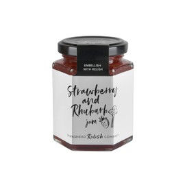 Hawkshead Relish - Strawberry & Rhubarb Jam 220g