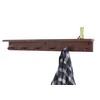 Cherry Peg Rack with Shelf -Handcrafted in The USA (Mahogany,