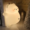MAGOHMT Squishy Night Light for Kids, Bear Silicone Night Light