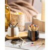 Zoeeker Ceramic Match Holders with Striker - Matchstick Container Set