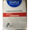 For BISSELL Simple Essentials Replacement Belts For Bissell Vacuum Cleaner 2 Pack 32075