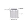 PATIKIL 1/2"/ 12mm Aluminum Crimping Loop Sleeves, 2Pcs Cable Crimp