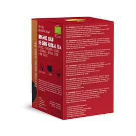 DIET-FOOD - Organic Tea in Bags - Herbal Tea with Rooibos - Made from Certified Organic Ingredients - No Plastics - Hot Drink - Natural Product - 20 x 1.5 g Tea Bags