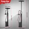 Floor Bike Pump with Gauge, HHDQYMSG 160 PSI High Pressure,Bicycle