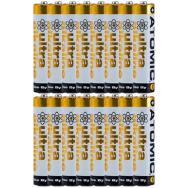 Atomic AAA 1.5V LR03 AM4 Ultra Alkaline 24 Batteries - Long Lasting, Powerful Energy (Uranium-Free)