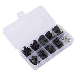 200PCS 2.54mm Pitch 2 3 4 5 Pin JST SM Connector Male Female Pin Housing JST Adapter Assortment Kit