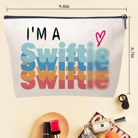 Makeup Bag for Fans, Music Lovers Makeup Bag, Makeup Bag Compatible with Girls, Fans Gifts