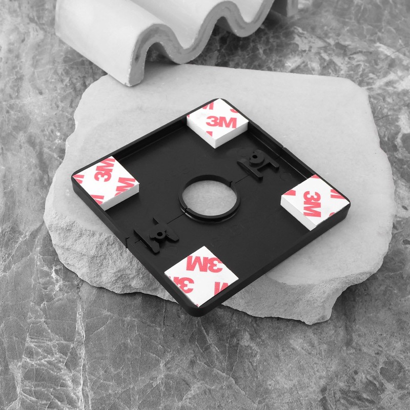 OTOTEC 4PCS Wall Split Flange Aperture 22mm ABS 85.5mm Self-Adhesive