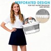 Portable Shower Caddy Tote – Collapsible Plastic Basket with Handles,