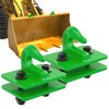 2 Pack 3/8" Tractor Bucket Grab Hooks, Grade 70 Forged