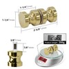 CKB Shower Glass Door Knob, Double Sided Pull Handle for