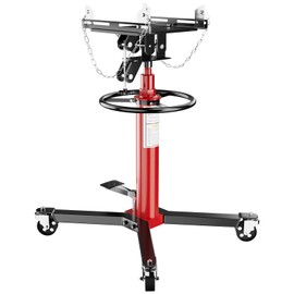 EliteEdge 1100lbs Transmission Jack, Heavy Duty Professional Hydraulic Transmission Jack High Lift 2 Stage Adjustable Telescoping, 33.5" to 67" Lifting Range, 1/2Ton Capacity, Garage/Workshop Lift