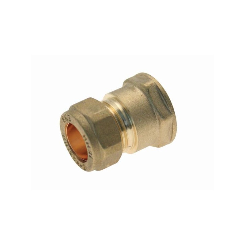 hep® 22mm Compression by 1/2" BSP Brass Female Iron Coupler