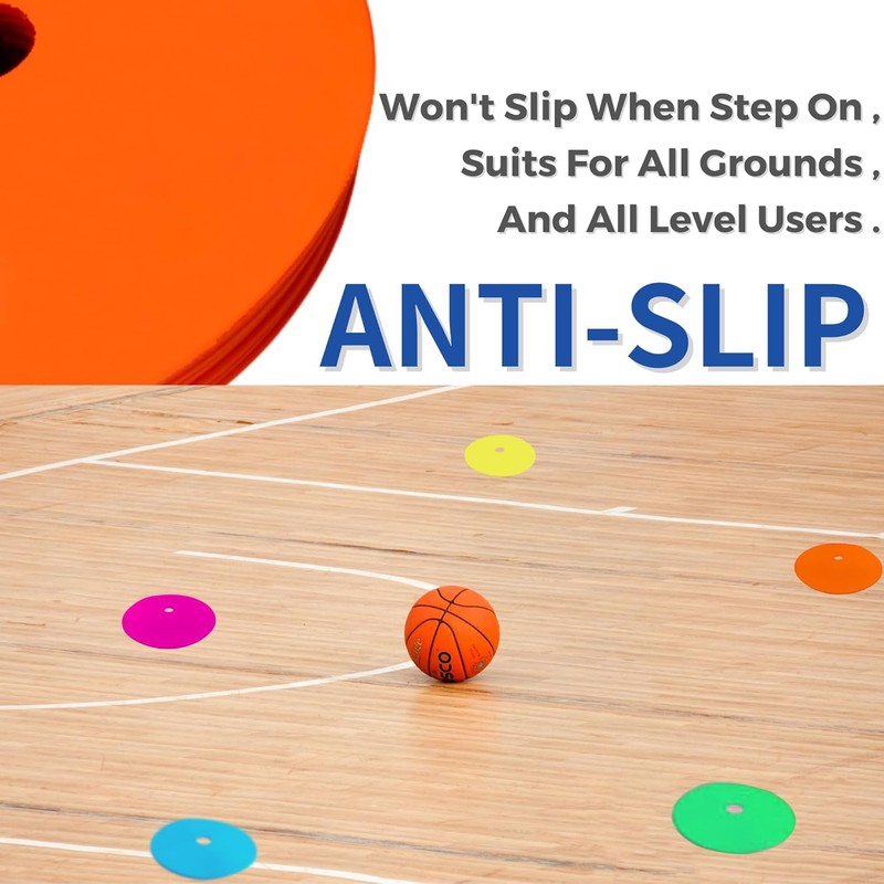 Mumoo Bear 10Pack Spot Markers Flat Disc Markers Poly Vinyl