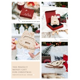 Jolicoon - Christmas money wallets for cash gifts - Money wallets for cash gifts Christmas - Christmas wallets for money