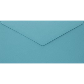 Netuno 100 Blue Envelopes DIN Long 110 x 220 mm 110 g Woodstock Azzurro Beautiful Envelopes for Easter Wedding Birthday Christmas Christening Invitations Greeting Cards Long Envelopes Blue Envelopes