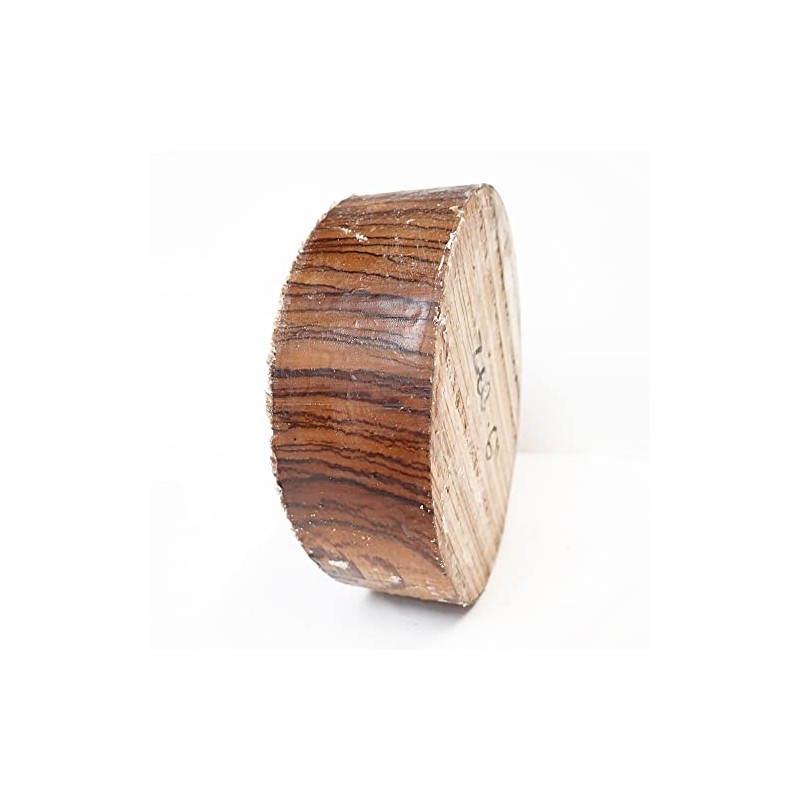 Turners' Mill Bowl Turning Blank - Zebrano, 6x2"