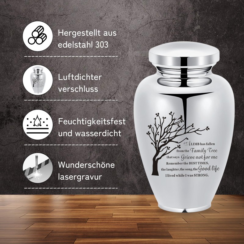 Urns for People Ashes Keepsake Cremation Urn Funeral for Pet