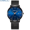 CRRJU Kajun 2172 new thin men's quartz movement business personality