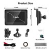 YCV Motorcycle Carplay Screen, Wireless CarPlay & Android Auto for
