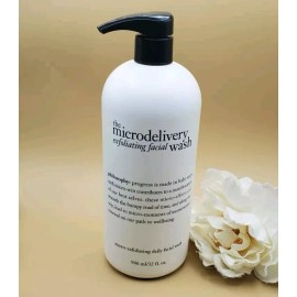 Philosophy The MicroDelivery Exfoliating Facial Wash 32 oz New Pump Inserted