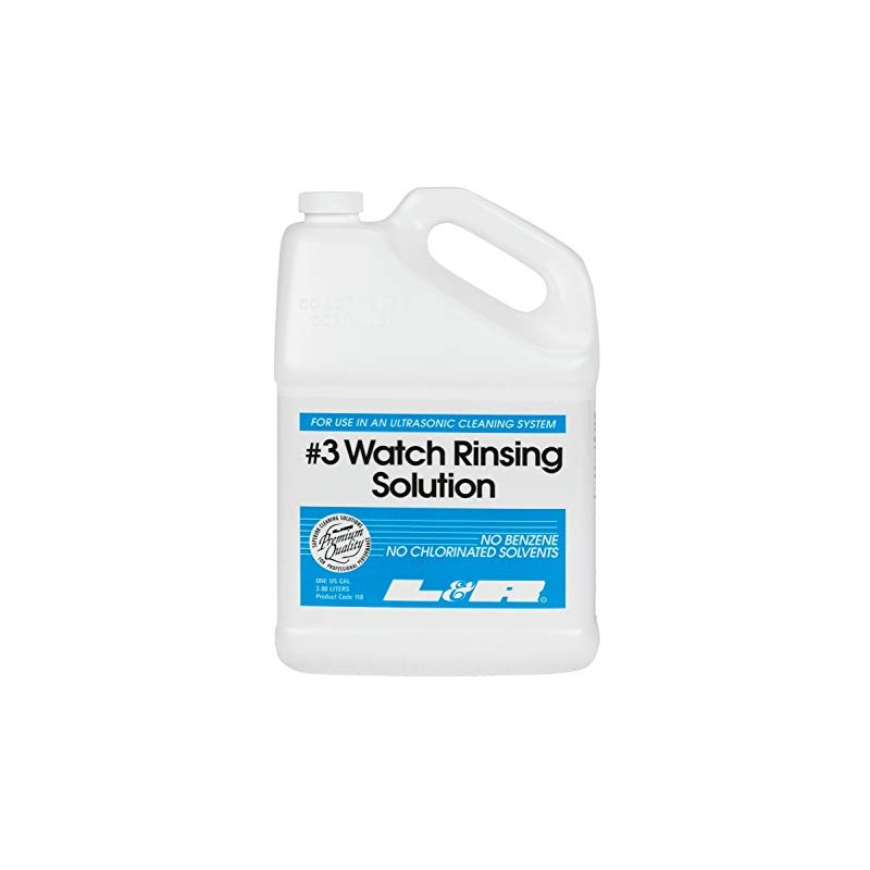 L & R #3 Watch Rinsing Solution 1 Gallon