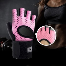 NuCamper Fitness Gloves, Non-Slip Training Gloves for Men and Women, Breathable Sports Gloves for Weightlifting, Weightlifting, Bodybuilding, Bike, Lifting Aids, Strength Training