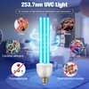 Qualirey 2 Pack UV Germicidal Light Bulb with Ozone, 25
