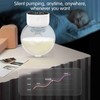 2pcs Wearable Hands Free Electric Breast Pump Silent Invisible Breast