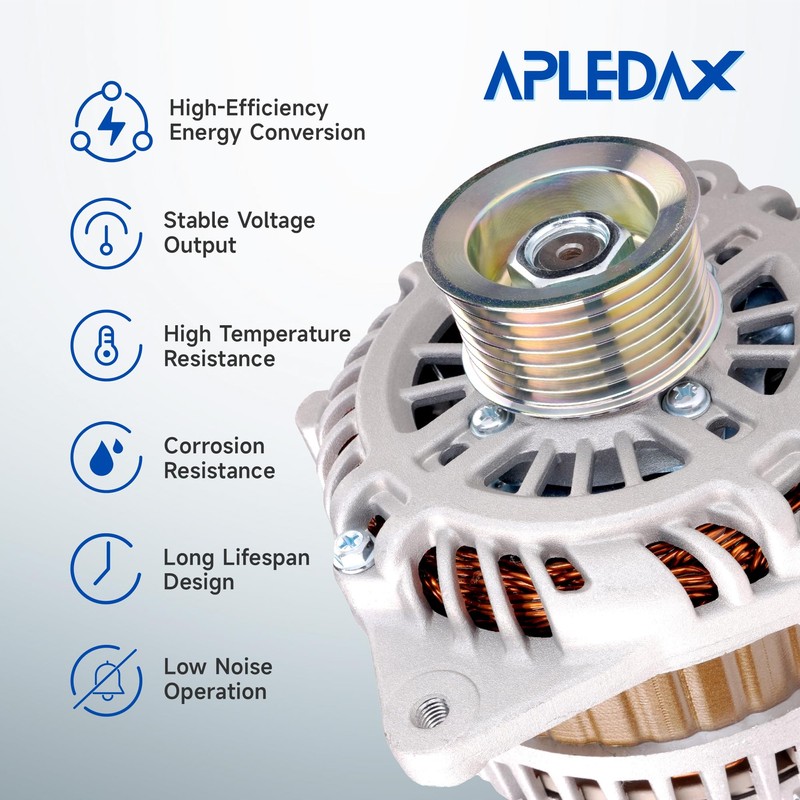 APLEDAX High Output Alternator For/INFINITI JX35 2013 QX60 2014 2015