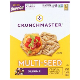 Crunchmaster CRACKER No Hydrogenated Fats No High Fructose Corn Syrup 3.54 Ounce Pack