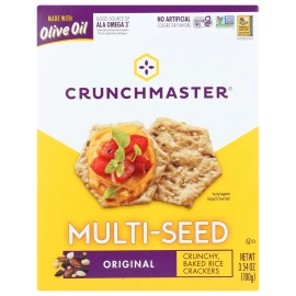 Crunchmaster CRACKER No Hydrogenated Fats No High Fructose Corn Syrup 3.54 Ounce Pack