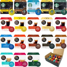 Dolce Gusto Capsule, Popular 18 Types Gift Set, Dedicated for Nescafe Dolce Gusto, Dolce Gusto Capsules, 18 Types Assortment Set