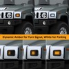 D-Lumina Smoked Len 3-Row Full LED Front Corner Marker Lights