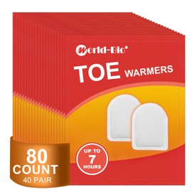 Hot Toe Warmers, Foot Warmers with Adhesive, Disposable Insole Warmers for Feet - Ultra Thin, Air Activated Feet Warmers for Men Women, Up to 7 Hours of Heat, 40Pair