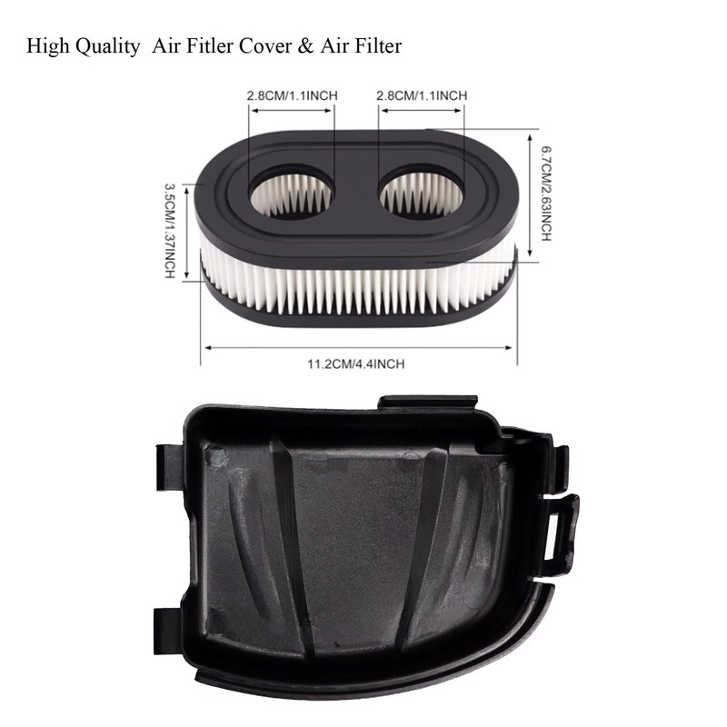 LIZAPUS Air Fitler Cover & Air Filter Tune Up Kits