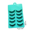 WOONEKY 5pairs Individual Lashes for Diy Eyelash Extensions Natural Looking