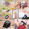 Tapp Collections RFID Credit Card Holder, Small Leather Zipper Card
