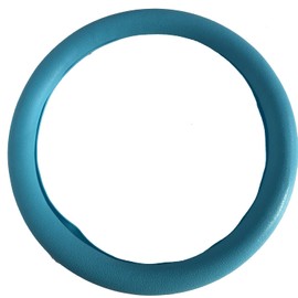 YiKaiLing Steering Wheel Cover Auto Car Protective Cover Soft Silicone Cover, Light Blue