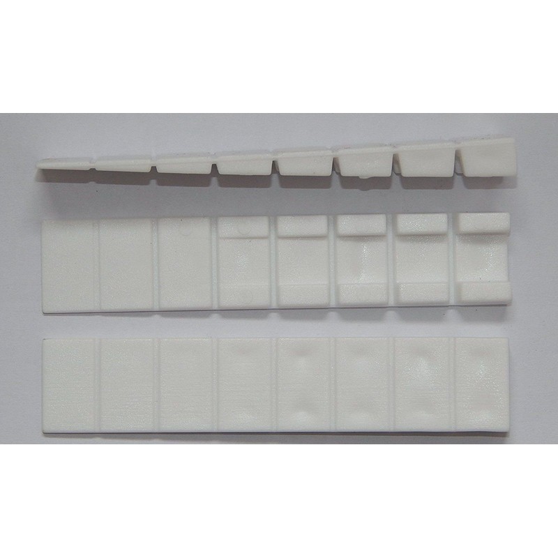 S&S-Shop 40 Furniture Wedges Made of Plastic – White –