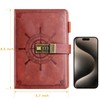 Kesote A5 Diary with Lock Leather Cover Lock Notebook Lined